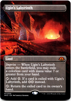 Ugin's Labyrinth (Borderless) - [Modern Horizons 3] MTG Magic MH3 NM - Image 1