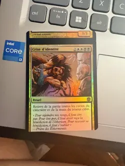 NFC Miscut French Foil Identity Crisis Magic the Gathering - Image 1