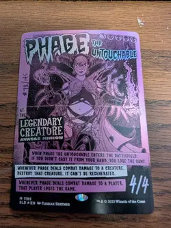 Magic the Gathering, Phage the Untouchable Secret Lair Drop Foil NM - Image 1