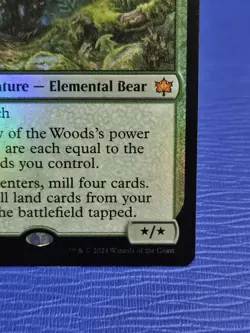Magic the Gathering Lumra, Bellow of the Woods (183/427) Bloomburrow NM/M Foil - Image 5
