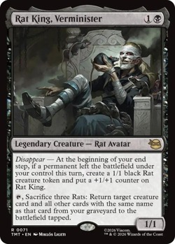 MTG magic 1x Rat King, Verminister (M/NM) Teenage Mutant Ninja Turtles - Image 1