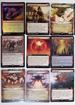 MTG Red Commanders Lot 18 Mythic Rare - Ashling Rekindled, Soul Immolation, More - Image 2