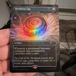 MTG Mothman Egg - Mesmeric Orb (Foil) Secret Lair x Fallout: Rad 2457 NM - Image 1