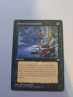 MTG: Demonic Consultation (LP): Ice Age (S) - Image 1