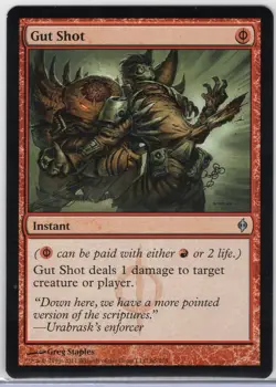 1x Gut Shot - New Phyrexia - Near Mint - Image 1