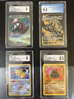 Pokemon Graded CGC 8.5/9/9.5-10 Vintage - Modern 4 Card Lot Bundle Collection - Image 1