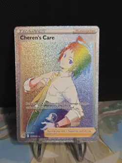 Cheren's Care 177/172 Brilliant Stars Pokemon Sword Shield Secret Rare NM - Image 1