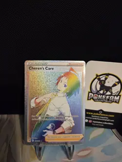 Cheren's Care 177/172 Brilliant Stars Pokemon Sword Shield Secret Rare NM - Image 2