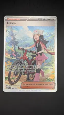 Pokemon TCG Dawn Full Art Trainer Card 129/094 Special Illustration Rare Holo - Image 2