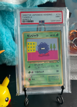 1998 POKEMON JPN VENDING SER II #114 TANGELA PSA 9 - Image 1