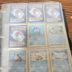 Pokemon Card Lot in Binder - Poliwag, Araquanid, Sealeo, Oshawott, Swanna - Image 2