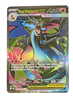 Mega Charizard X Ex 109/94 Ultra Rare Full Art Phantasmal Flames Pokemon TCG NM - Image 1