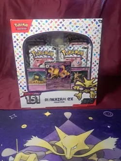 Pokemon 151 Alakazam EX Collection Box - Image 1