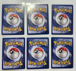 Lot of 6 Nidoran German Base Set Pokemon - NM 55/102 - Image 2