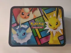 Pokemon Trading Card Game Eevee Lunchbox Treasure Chest Tin No Cards - Image 2