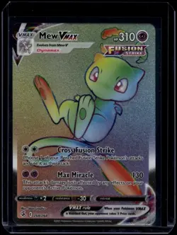 Pokemon TCG Mew Vmax 268/264 Fusion Strike Secret Rare NM - Image 1