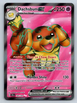 Dachsbun ex 160/142 Holofoil SV07: Stellar Crown NM - Pokemon TCG - Image 1
