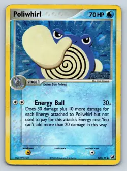Poliwhirl 68/115 Reverse Holo Unseen Forces HP - Pokemon TCG - Image 1