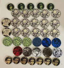 Pokemon TCG Coins Set Of 40 - Image 1