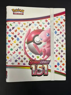 Brand New Pokemon TCG Scarlet And Violet 151 Binder Collection Binder Mew - Image 1
