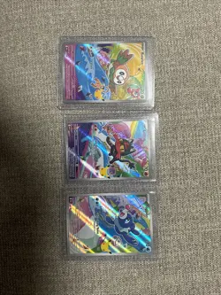 Pokemon First Partner illustration Collection Rowlet Litten Popplio Promo 30th - Image 1