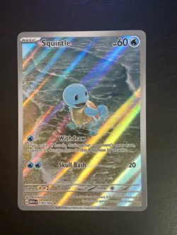 Pokemon TCG Squirtle 170/165 Scarlet & Violet 151 Illustration Rare NM - Image 3