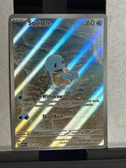 Pokemon TCG Squirtle 170/165 Scarlet & Violet 151 Illustration Rare NM - Image 4