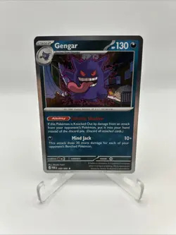 050/088 Gengar Holo Rare Mega Evolution Perfect Order Pokemon TCG Prerelease - Image 1