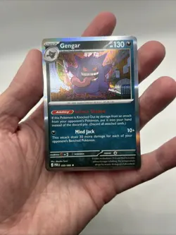 050/088 Gengar Holo Rare Mega Evolution Perfect Order Pokemon TCG Prerelease - Image 4