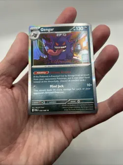 050/088 Gengar Holo Rare Mega Evolution Perfect Order Pokemon TCG Prerelease - Image 5