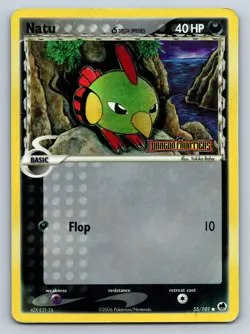 Natu (Delta Species) 55/101 Reverse Holo Dragon Frontiers MP - Pokemon TCG - Image 1