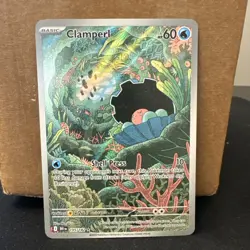 Pokemon Clamperl IR SV10: Destined Rivals 195/182 Near mint ships fast - Image 1