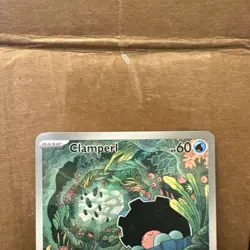 Pokemon Clamperl IR SV10: Destined Rivals 195/182 Near mint ships fast - Image 2