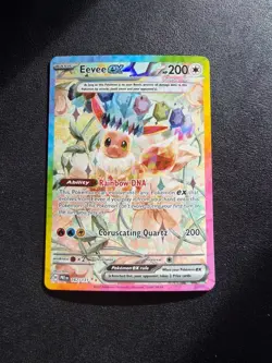 2025 Pokemon Prismatic Evolutions #167/131 Eevee ex - Image 1