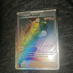 Pokemon Single Strike Style Mustard Battle Styles Secret Rare Full Art Holo - Image 2