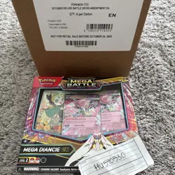 Pokemon TCG Battle Deck Mega evolutions Diancie ex CASE 6x 151 destined new bulk - Image 1
