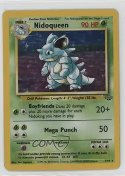 Nidoqueen Holo Pokemon Jungle #7 1999 - Image 1