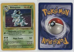 Nidoqueen Holo Pokemon Jungle #7 1999 - Image 3