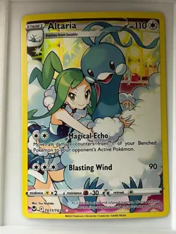 Altaria TG11/TG30 Holo Silver Tempest Trainer Gallery Pokemon NM - Image 1