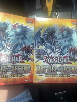 TWO Yugioh TCG: Battles Of Legend: Monster Mayhem Tuck Box 1st Edition / Sealed - Image 2