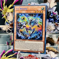 Yugioh Ice Ryzeal MP25-EN119 Prismatic Secret Rare 1st Ed Near Mint - Image 1