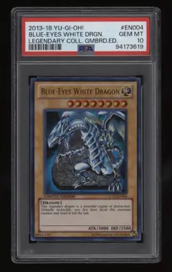 2013 YU-GI-OH! Blue-Eyes White Dragon Limited PSA 10 Legendary Collection #EN004 - Image 1