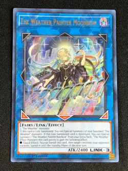 YUGIOH THE WEATHER PAINTER MOONBOW DIFO-EN050 1ST ULTRA NM - Image 1