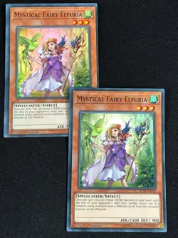 YUGIOH MYSTICAL FAIRY ELFURIA AC18-EN010 1ST SUPER X2 (NM) - Image 1