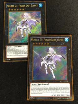 Yugioh Number 21 Frozen Lady Justice PGL2-EN018 GOLD X2 (NM) - Image 1