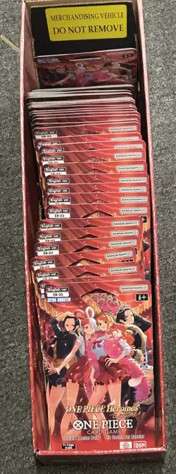 LOT OF (31) One Piece Card Game, EB-03 One Piece Heroines Sleeved Booster Packs - Image 1
