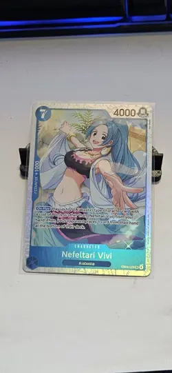 One Piece TCG - Nefeltari Vivi EB04-025 - The Azure Sea’s Seven SR English - Image 1