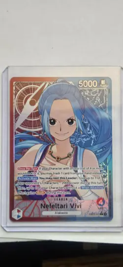 One Piece TCG - Nefeltari Vivi EB03-001 (Alt Art Leader) - Heroines Ed - English - Image 1