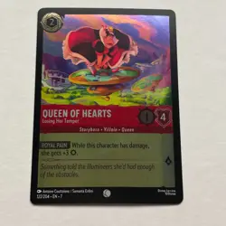 Queen of Hearts 122/204 Disney Lorcana Archazia's Island Common Cold Foil NM - Image 1