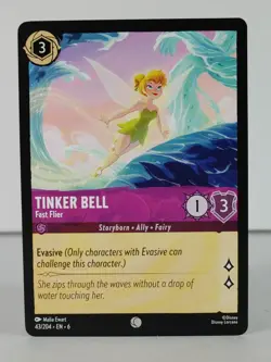 Tinker Bell - Fast Flier - Azurite Sea - LORCANA 43/204 - singles - Image 1